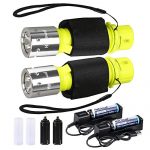HECLOUD Diving Flashlight Scuba Dive