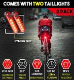 Helmet Light Bright Red LED Bicycle Rear Light - Image 3