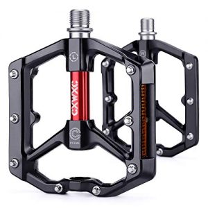 Aluminum Alloy Bicycle Pedals with Removable Anti-Skid Nails