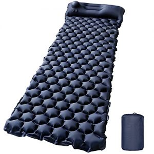 Camping Sleeping Pad with Built-in Pump Upgraded Inflatable