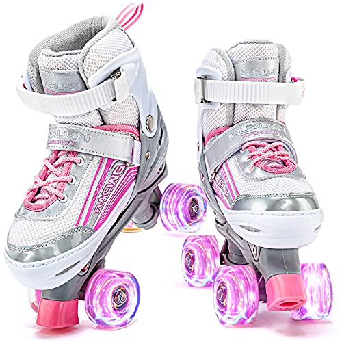 Roller Skates Adjustable for Kids Illuminating for Girls and Ladies