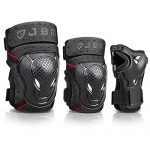 Bike Knee Pads and Elbow Pads with Wrist Guards Protective