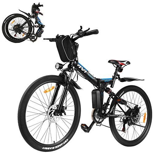 Lightweight Folding Electric Bike with Shimano 21 Speed Gears