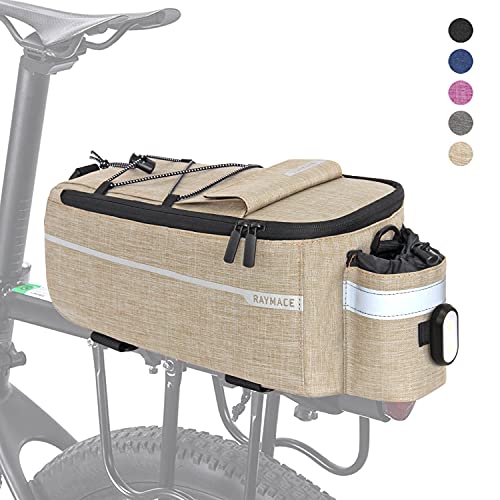 RAYMACE Bike Trunk Cooler Bag with Tail Light