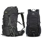Black 50L Hiking Backpack