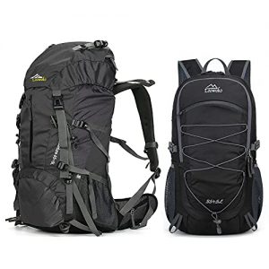Black 50L Hiking Backpack