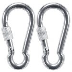 Heavy Duty Carabiner Steel Screw Lock Carabiner Hooks