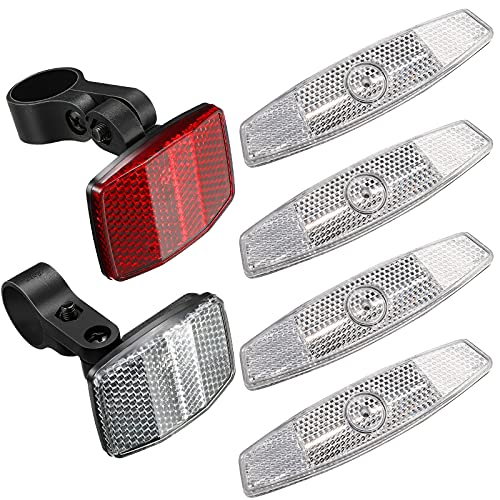 6 Pieces Front and Rear Reflectors Kit