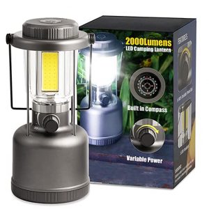 LED Camping Lantern - 2000LM Variable Power