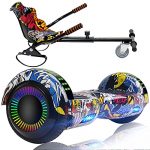 SISIGAD Hoverboard with Seat Attachment Combo