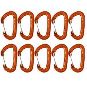 Wire Gate Modified D Shape Carabiner