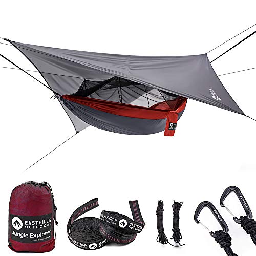 Double Camping Hammock Lightweight Ripstop Parachute