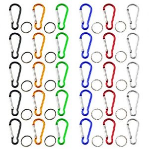 Wobe 30 Pack of 2inch Carabiner Clip