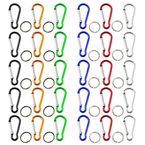 Wobe 30 Pack of 2inch Carabiner Clip