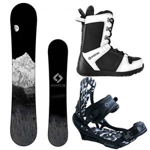 System MTN and APX Complete Men's Snowboard Package