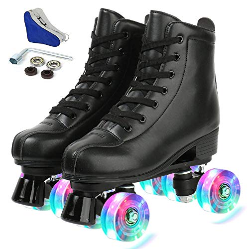 Adjustable Roller Skates Light Up Wheels