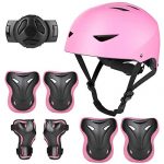 WayEee Kids Bike Helmet Knee Elbow Pads