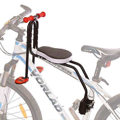 Baby Bike Seat with Armrest and Foot Pedals