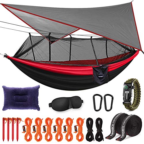 Camping Hammock with Mosquito Net And Rain Fly