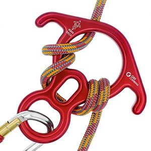 8 Descender with Bent-Ear Rappelling Gear Belay Device