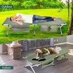 Lightweight Aluminum Camping Cot Hunting, Beach, Barbecue, Hiking - Image 3