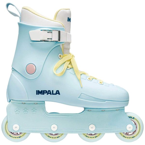 Blue/Yellow Rollerskates Impala Lightspeed Inline Skate