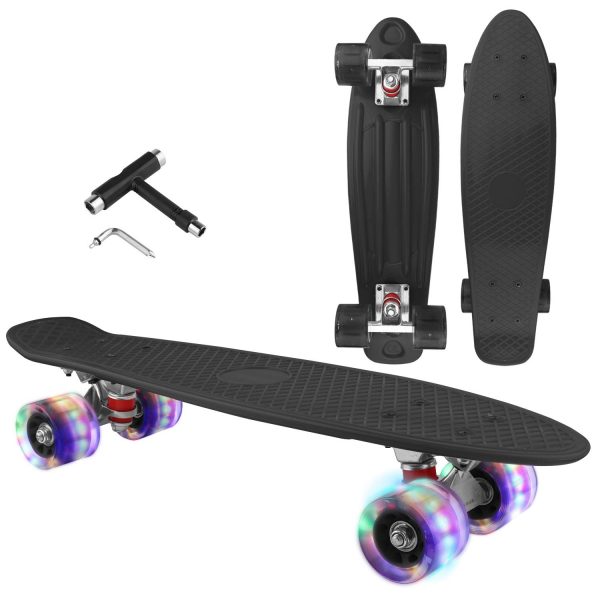 LOVELY DECOR Skateboard Cruiser Complete