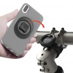 Bike Phone Mount, Aluminum Cell Phone Holder for Bike