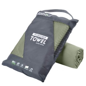 Rainleaf Microfiber Towel,Army Green