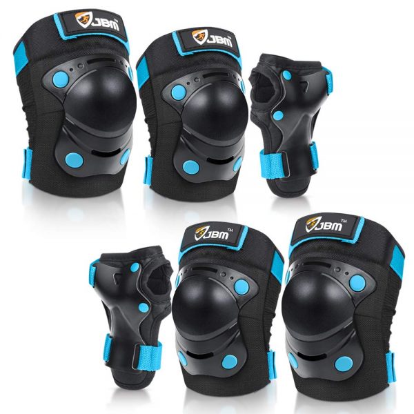 Bike Skateboard Knee Pads and Elbow Pads with Wrist Guards