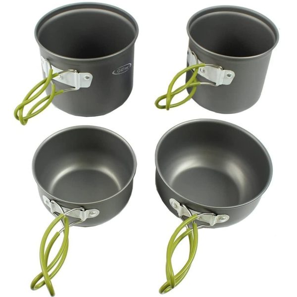Camping Cookware Mess Kit Hiking Backpacking