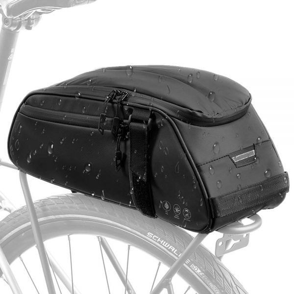 Water Resistant Bicycle Rear Seat Pannier Cargo Trunk Storage