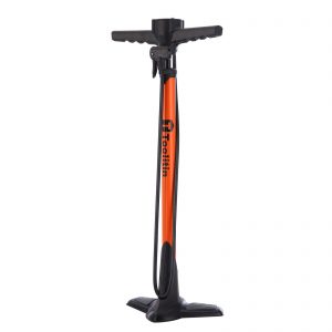 Bicycle Pump with Integrated Handle Mounted Pressure Gauge