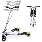 3 Wheels Foldable Swing Scooter Rear LED