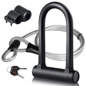 16mm Heavy Duty Security U Cable Bike Lock