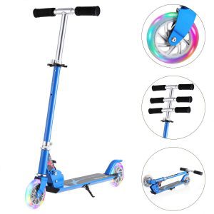 Kids Scooter Foldable Portable Scooter Adjustable Height