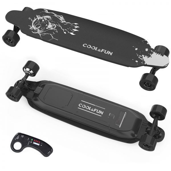 COOL&FUN Electric Skateboard with Remote Control