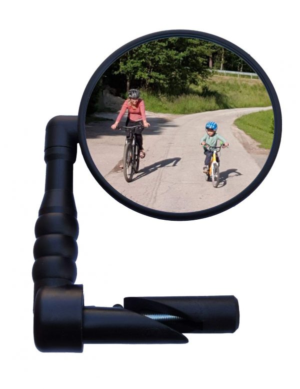 Handlebar Mount Rear View Mirror Wide Angle