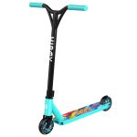 Hiboy ST-1S Pro Trick Scooter with durable 110mm wheels, ABEC-9 bearings, and sleek teal design for freestyle riders.