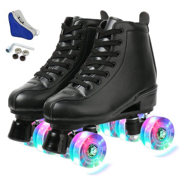 XUDREZ Roller Skates Adjustable Soft Leather