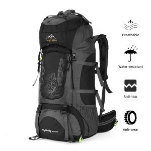 70L Backpack Water-Resistant Hiking Daypack