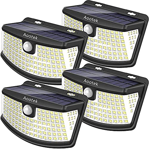 Waterproof Solar lights 120 Leds with lights reflector