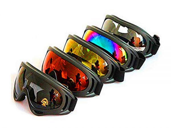 DPLUS Motorcycle Goggles - Glasses Set of 5