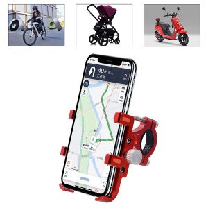 Bicycle Motorcycle Phone Mount Aluminum for iPhone Samsung Galaxy