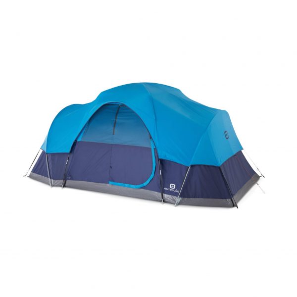 8-Person Dome Tent for Camping with Carry Bag and Rainfly
