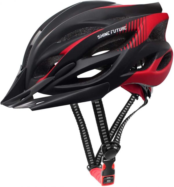 SHINEFUTURE Adjustable Adult Bike Helmet