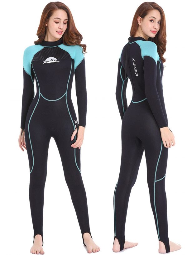 2mm Neoprene Wet Suits for Women in Cold Water Full Body Dive