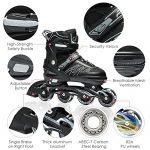 Adjustable Inline Skates Illuminating Roller Skates for Kids Boys and Ladies - Image 4