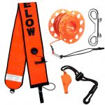 5ft Orange Scuba Diving Surface Marker Buoy SMB
