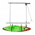 Garage Gator Dual Kayak and Canoe Lift, Black